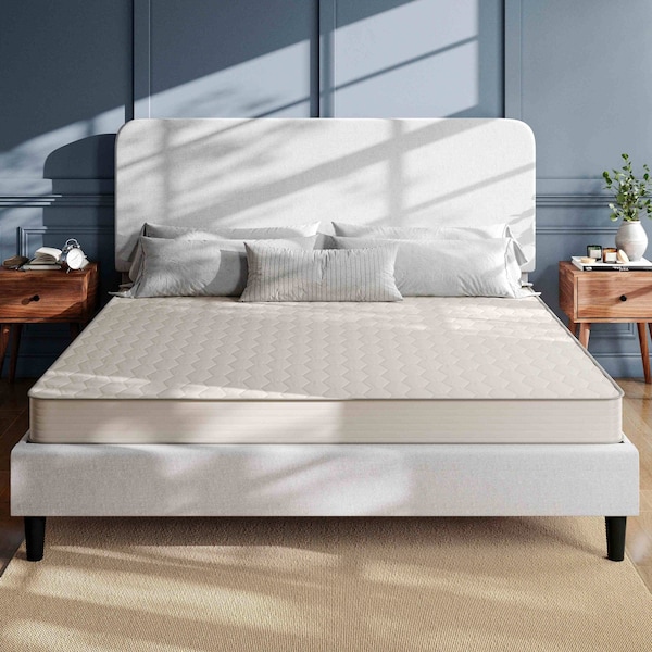 Flash Furniture Dream 6 Inch Hybrid Mattress, King Size High Density Foam and Innerspring Mattress in a Box DR-E236-B-K-GG - main